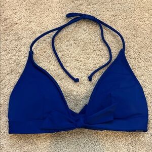 Victoria’s Secret push-up Blue Halter Bikini Top